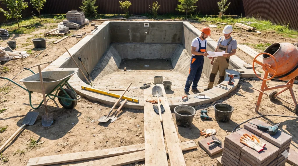 Pool Construction Tools for DIY and Professional Builders