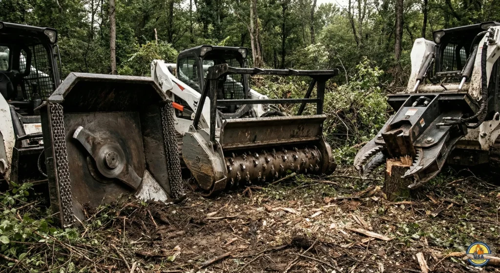 Skid Steer Cutting and Land Clearing Attachments