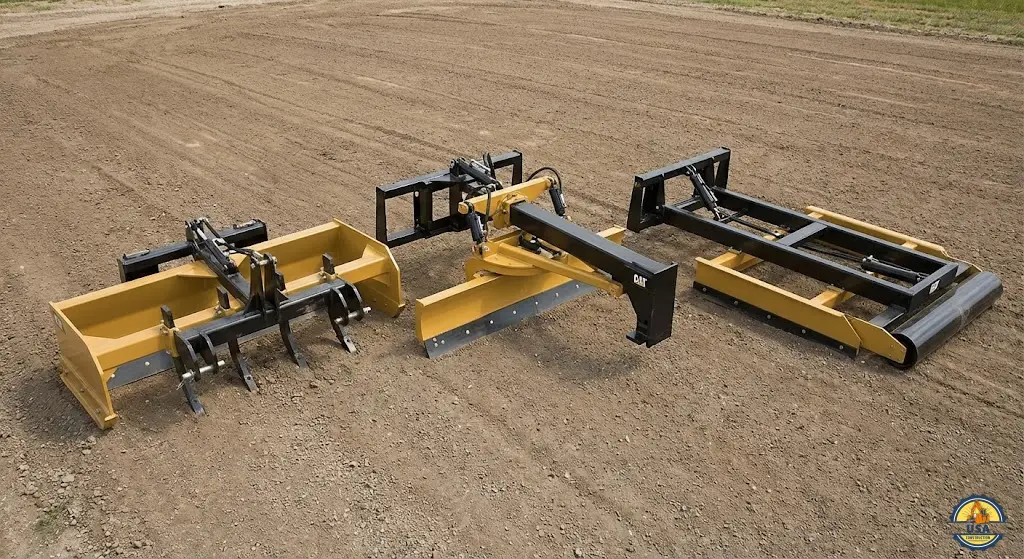 Skid Steer Grading and Ground Shaping Attachments