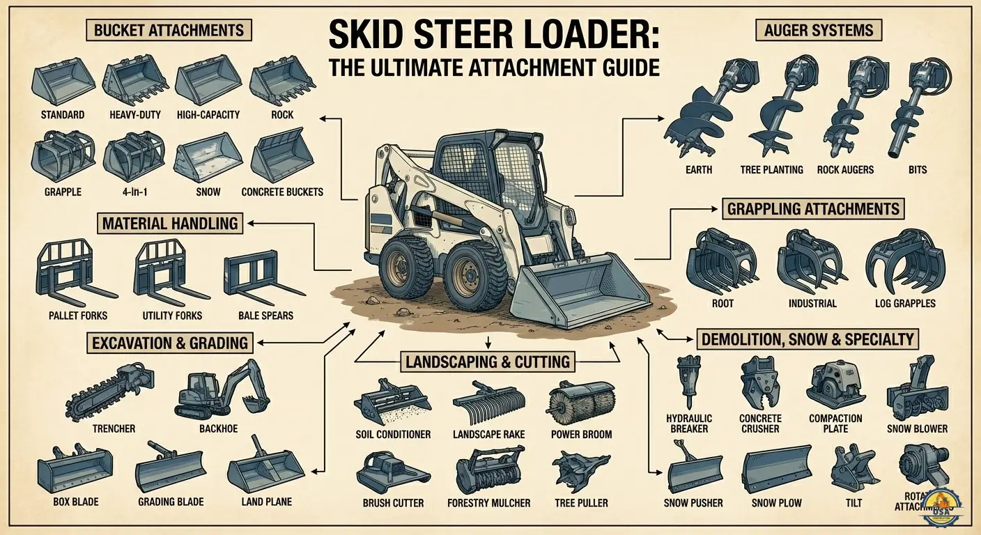 Skid Steer Loader Attachment Guide