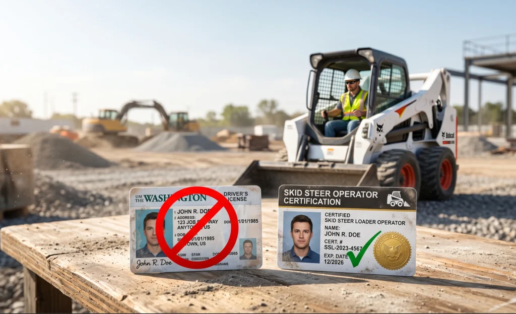 Skid Steer Operator License