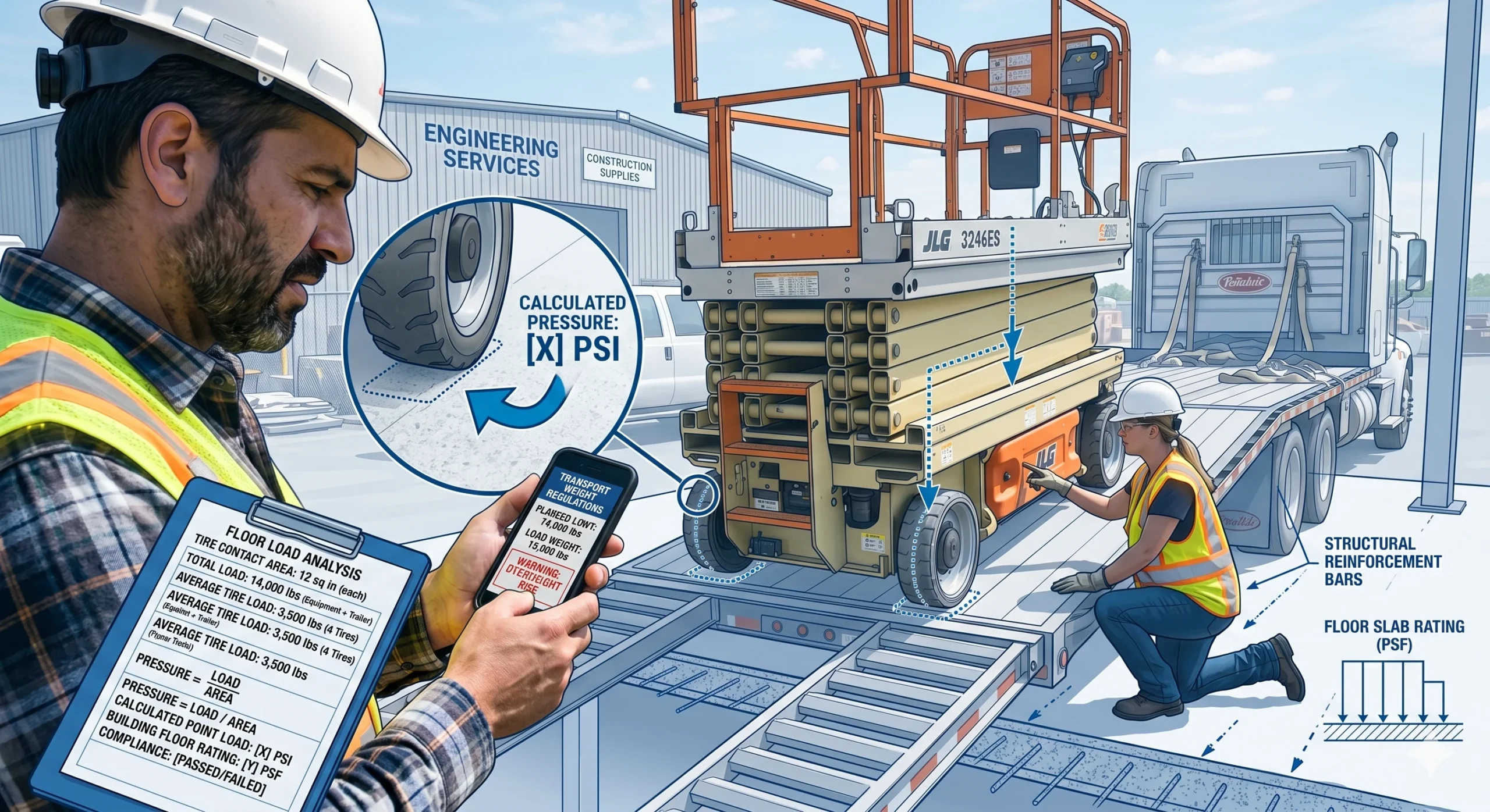 Scissor Lift Illustration