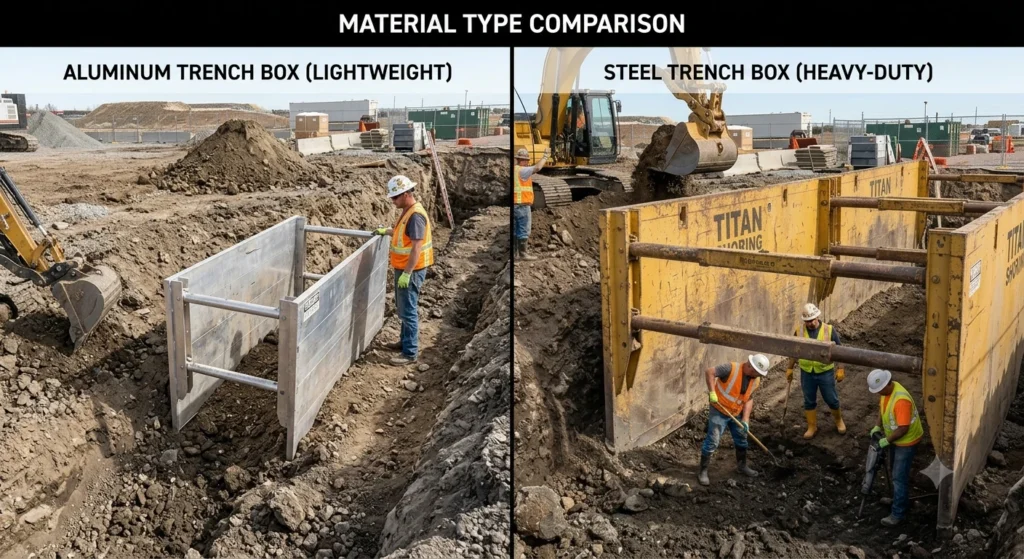 material type comparison