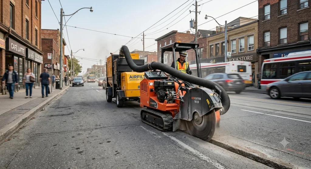 Microtrenching