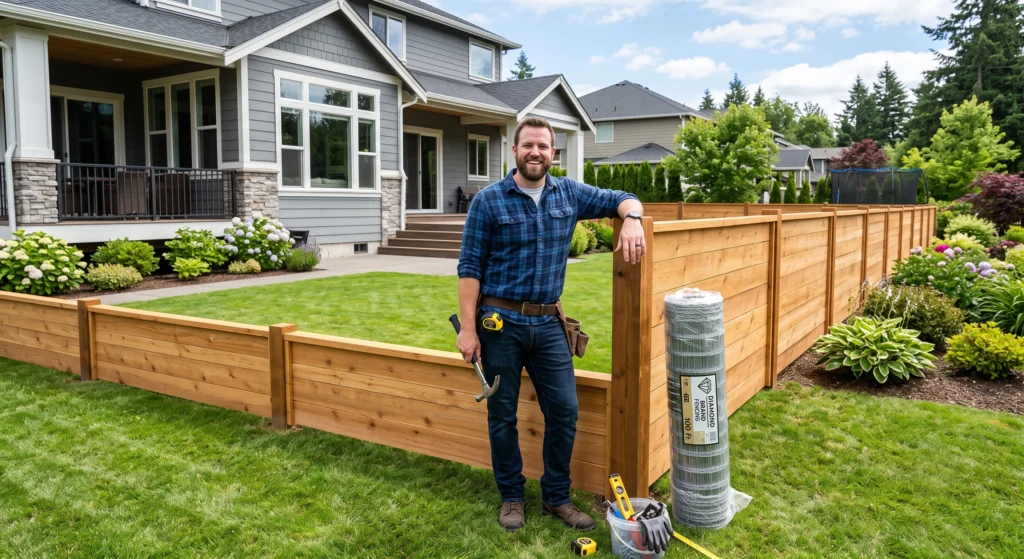 easiest fence to install yourself