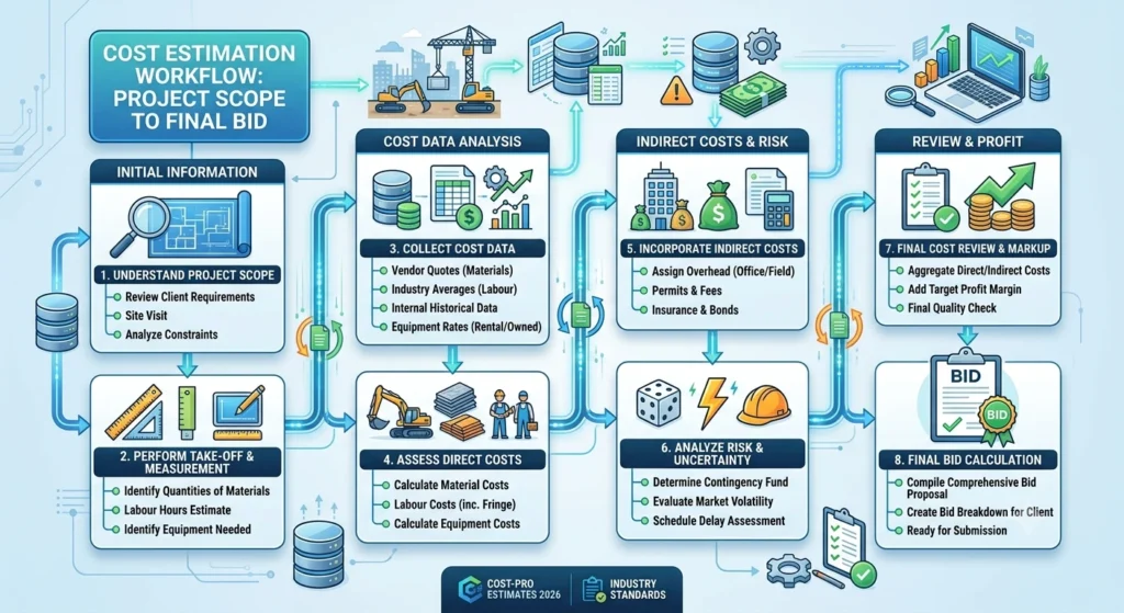cost estimation workflow 