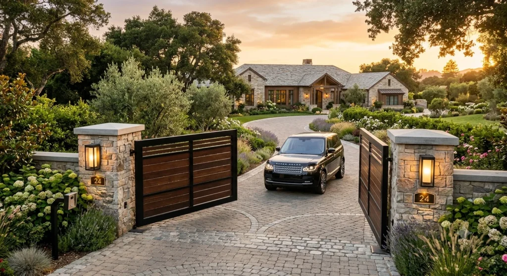 types of driveway gates