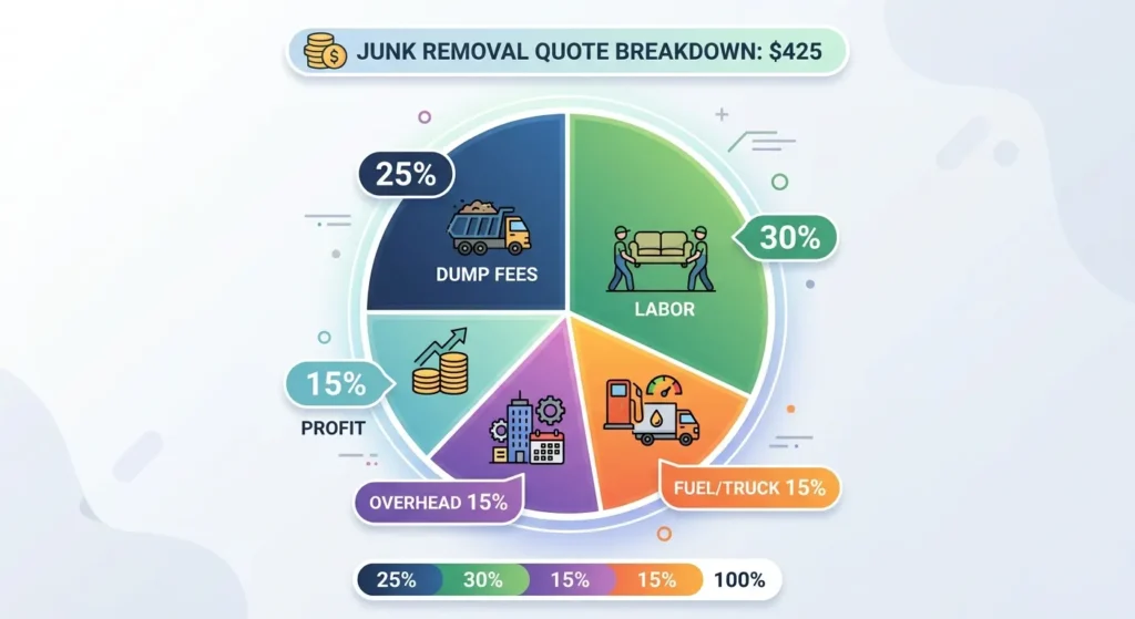 junk removal quote breakdown