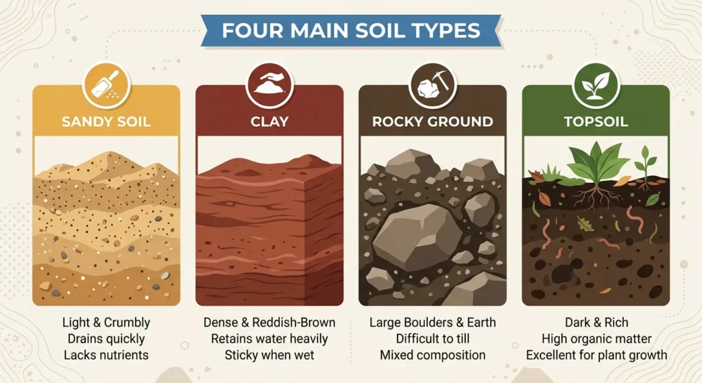 four soil types