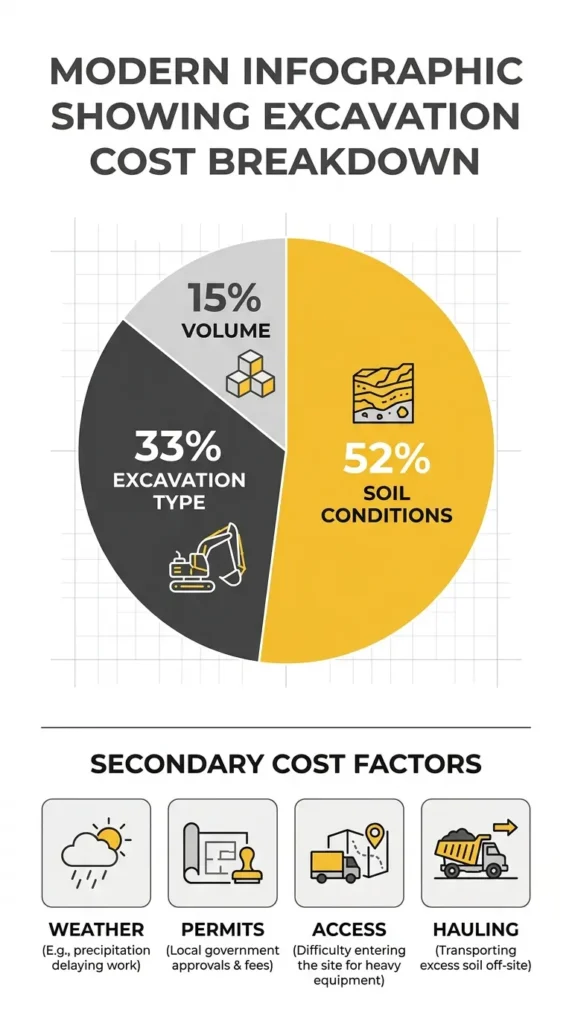 excavation cost breakdown