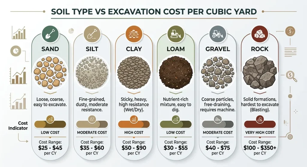 six soil types