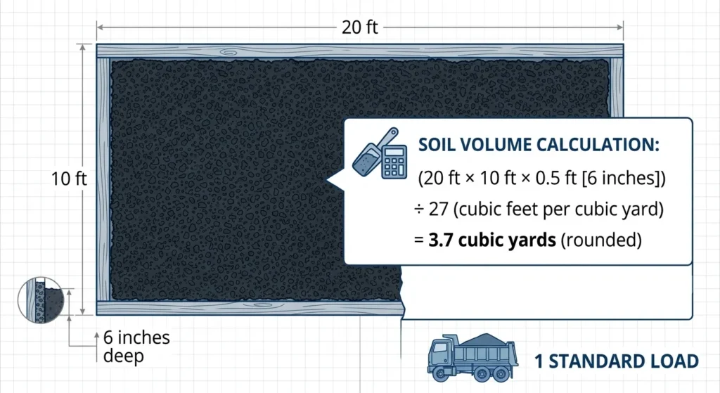 soil volume calculation